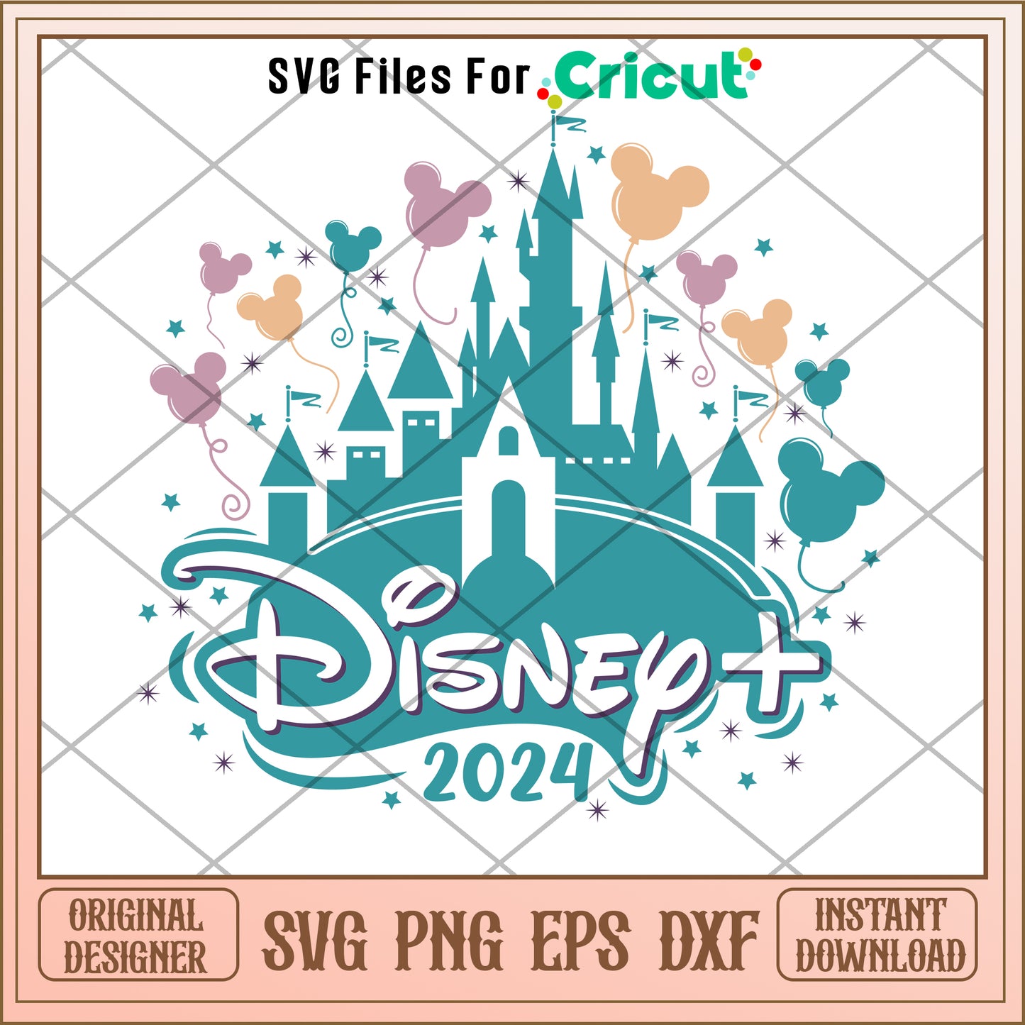 Mickey disney caslte 2024 SVG