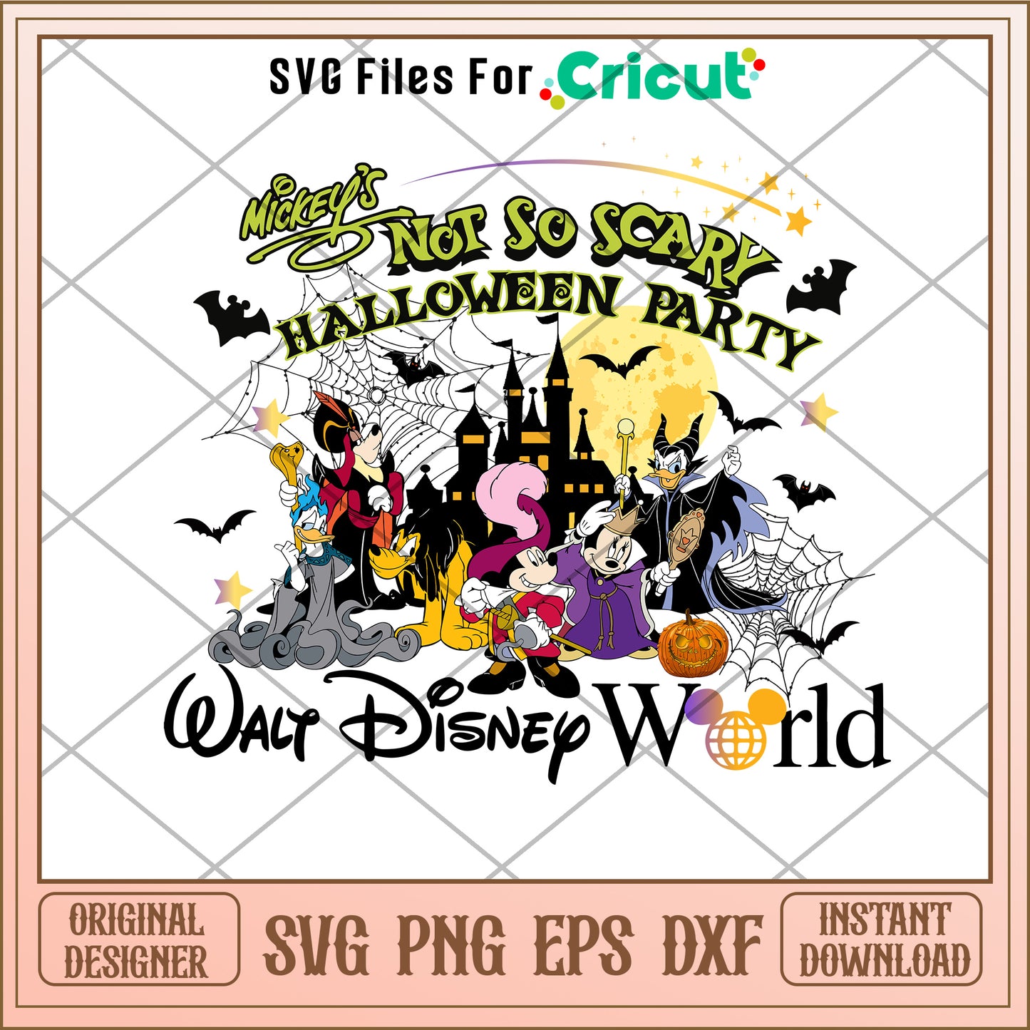 Mickey walt disney halloween world svg