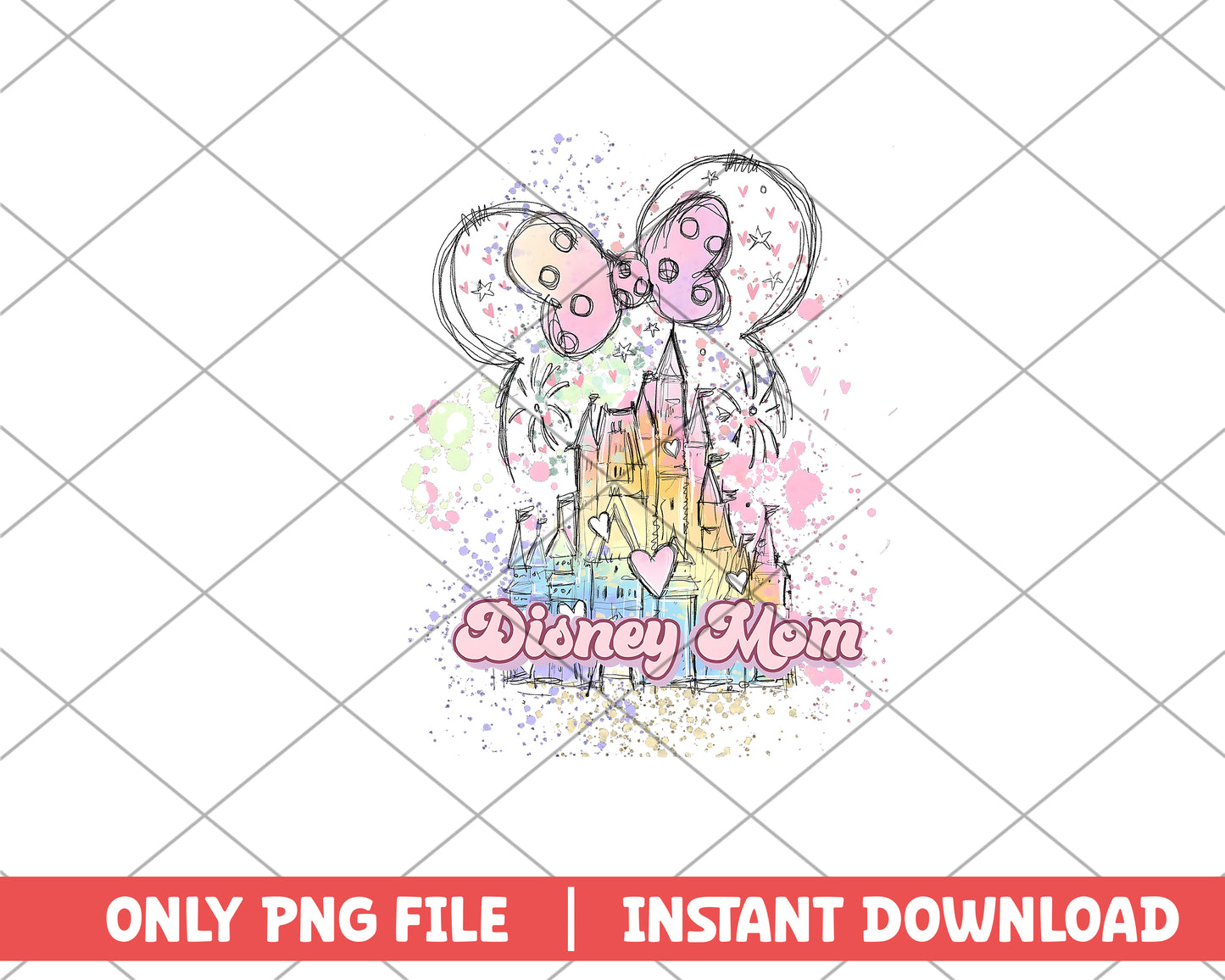 Disney Mom minnie head png