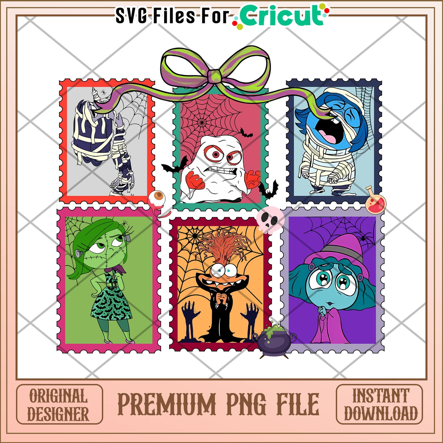 inside out halloween design png, halloween horror nights png, autumn png