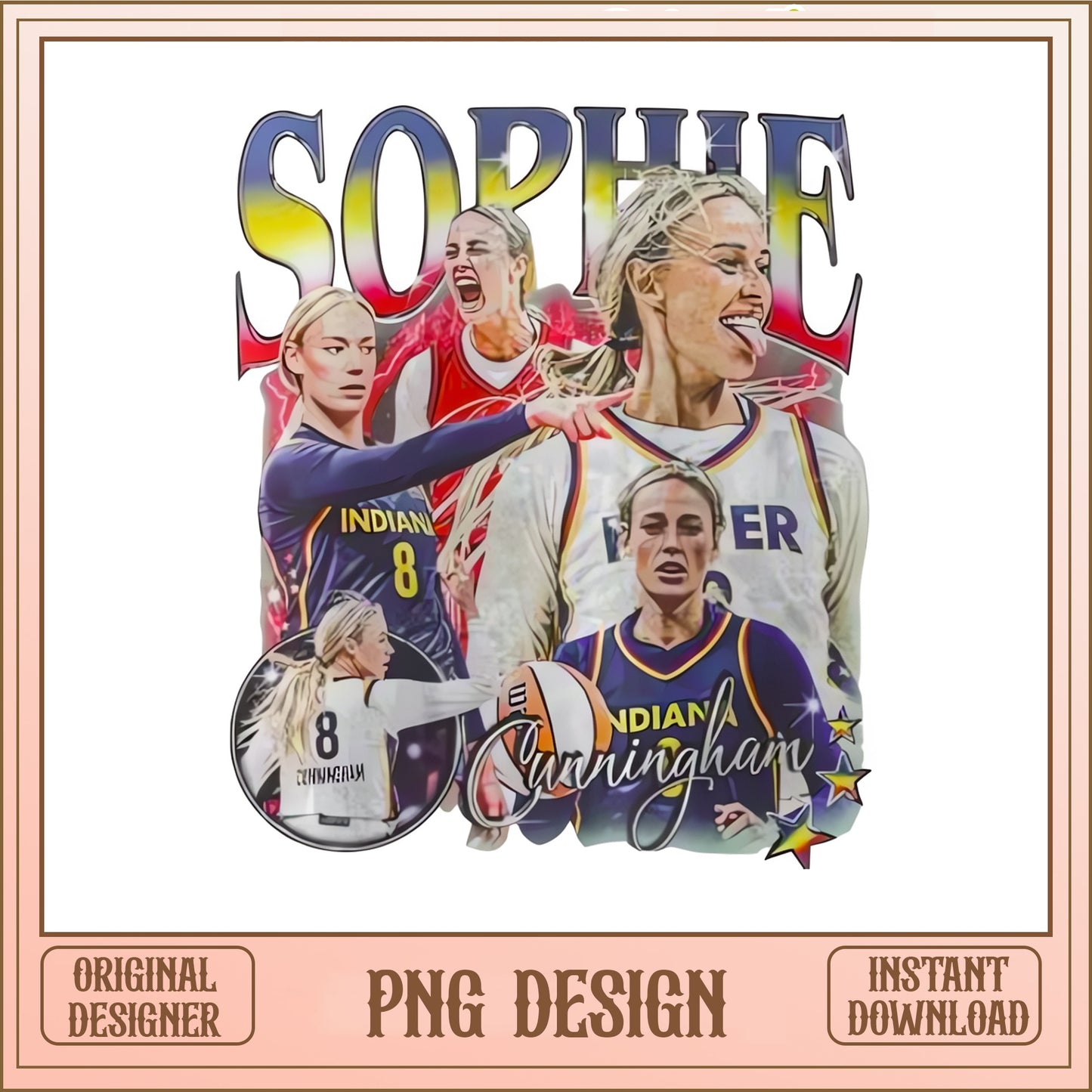 Sophie Cunningham PNG, Indiana Fever Basketball, WNBA PNG