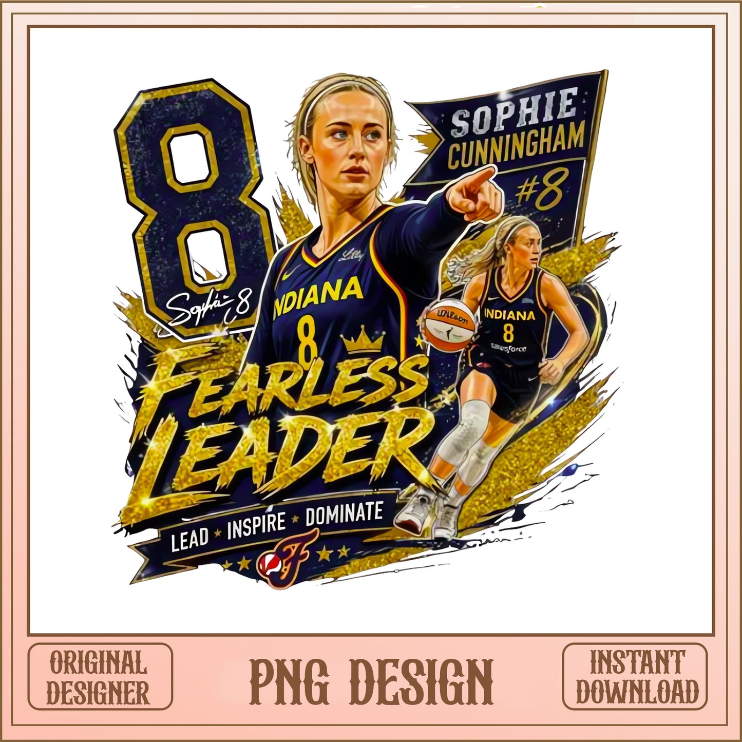 Sophie Cunningham PNG, Indiana Fever Basketball, WNBA PNG