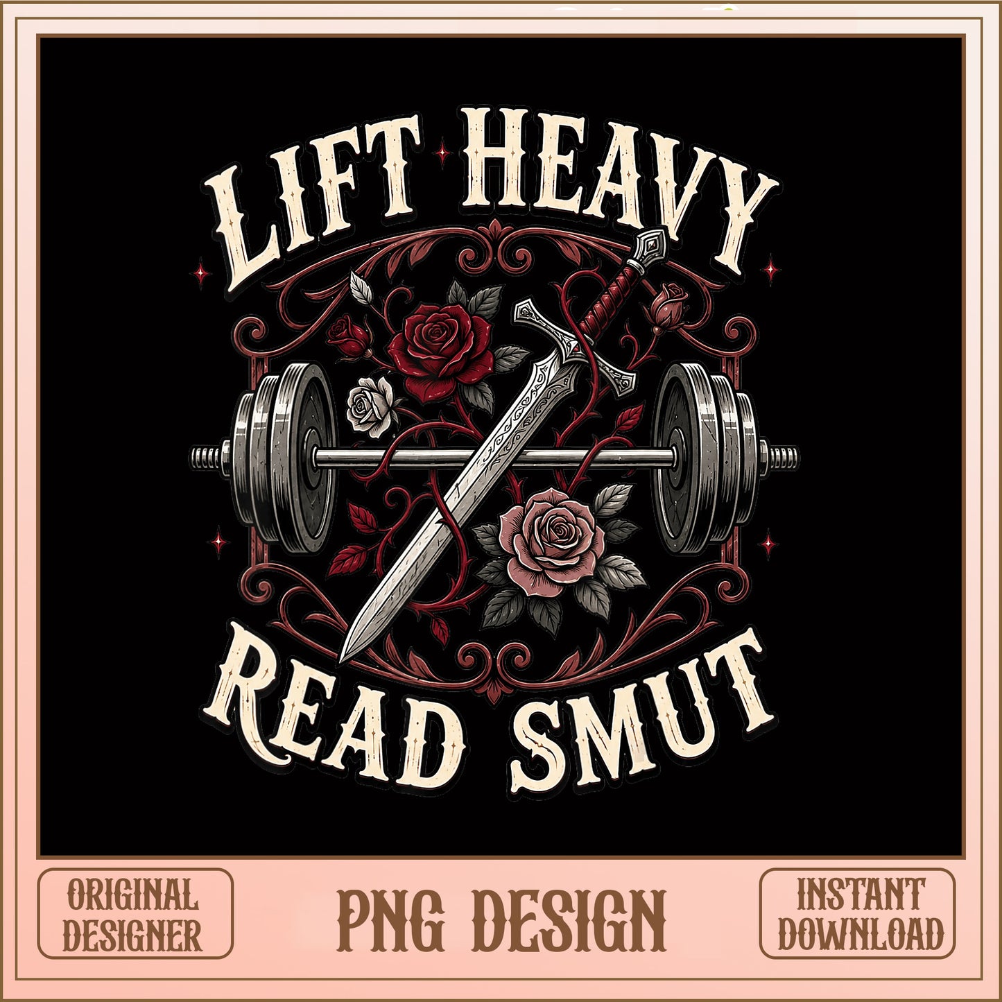 Lift Heavy Read Smut PNG, Gym Bookish Shirt, Book Lover PNG