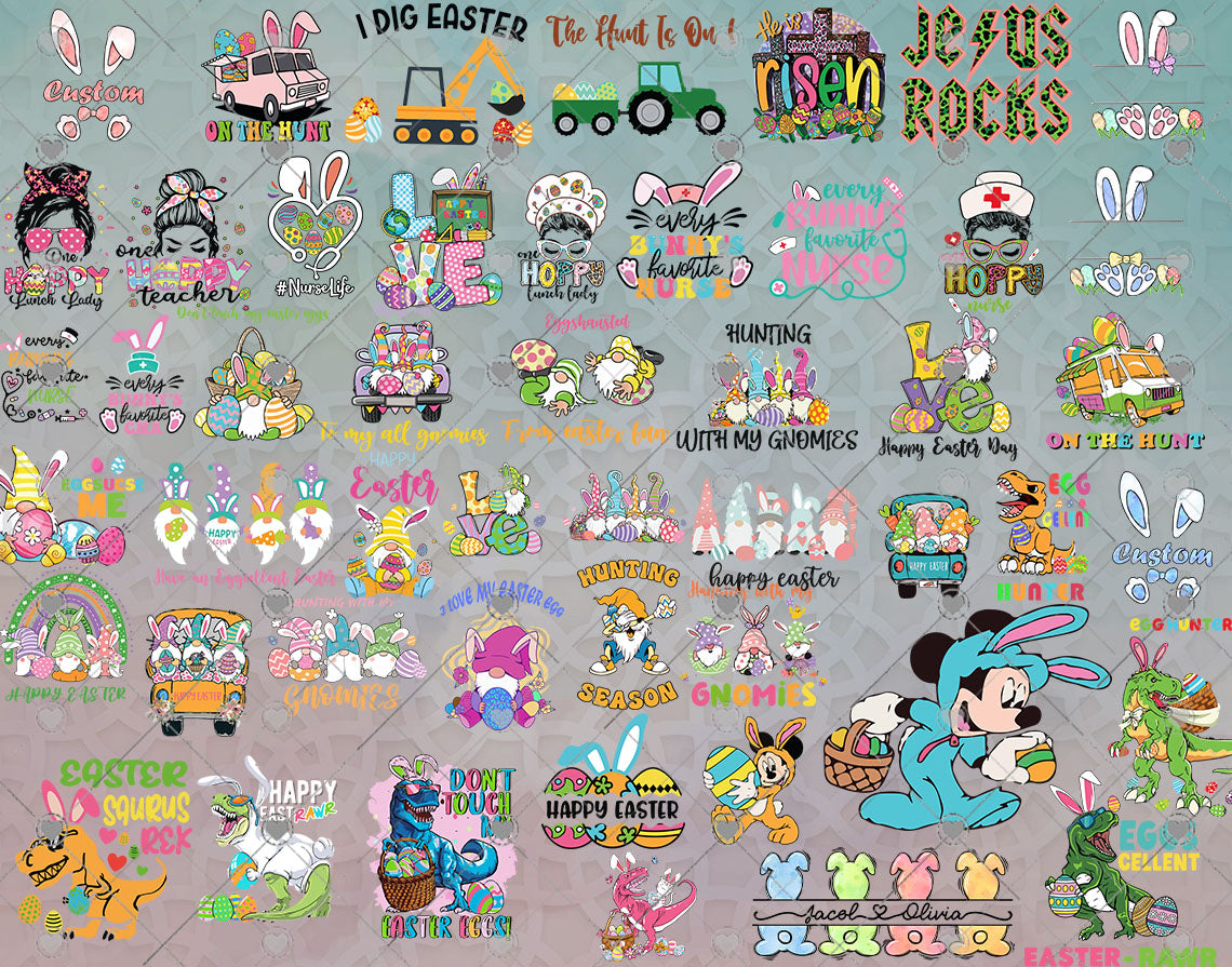 Easter Mickey png Bundle