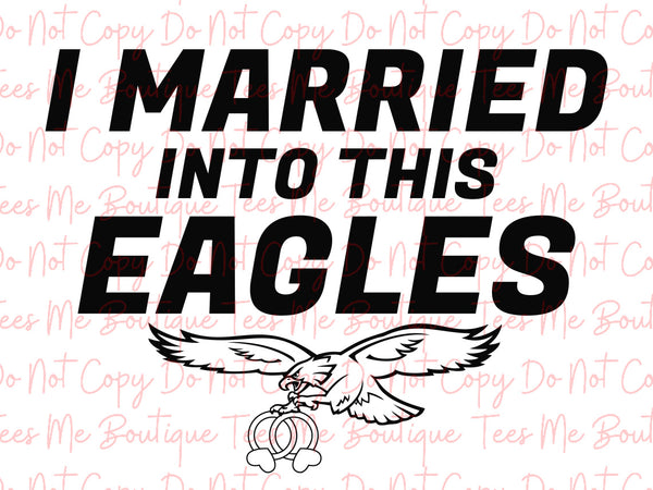 Philadelphia Eagles SVG, I Married Into This Eagles SVG - WildSvg