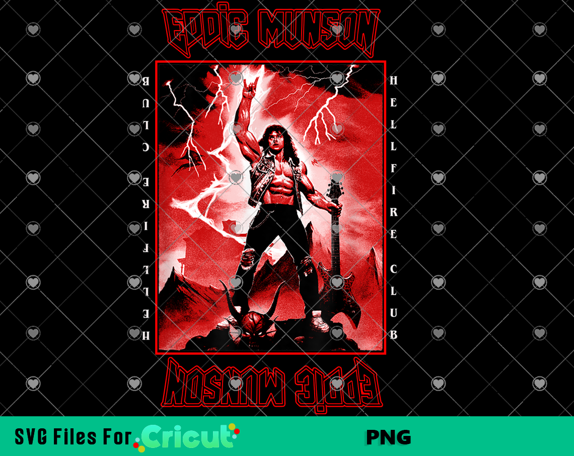 Eddie Munson Lightning Guitar Power