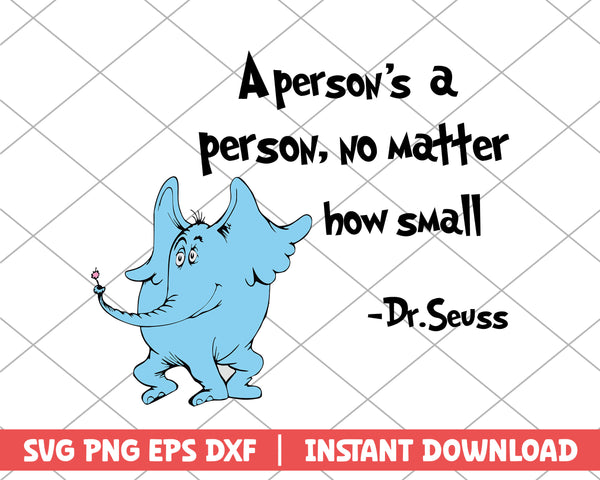 A person_s a person, no matter how small svg 