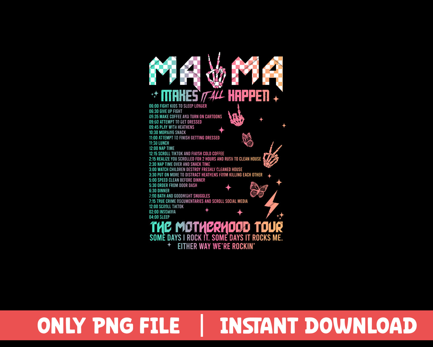 Retro The Motherhood Tour Mama png