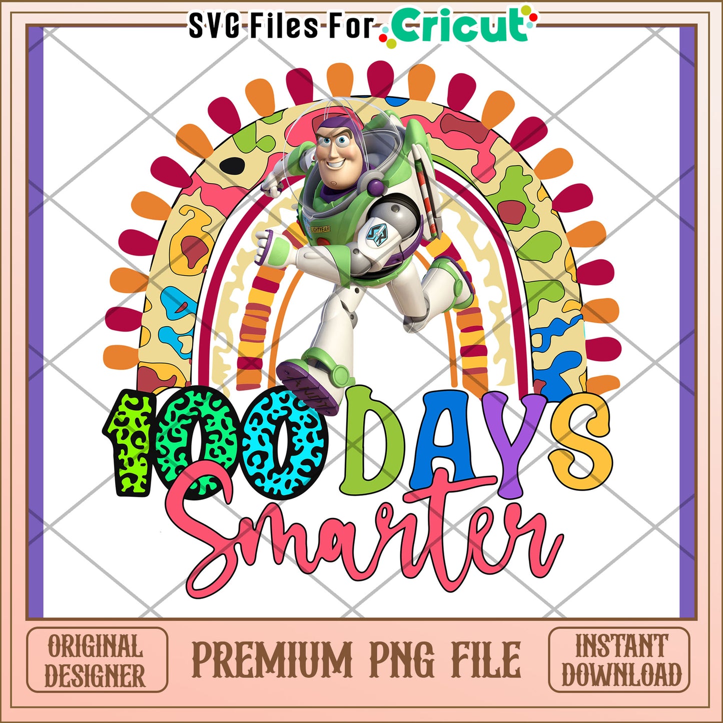 100 Days Smarter PNG Buzz Lightyear