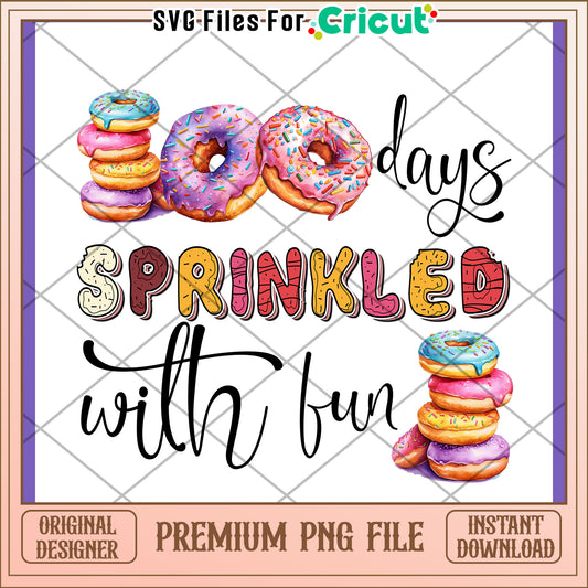 100 Days Sprinkled with Fun PNG