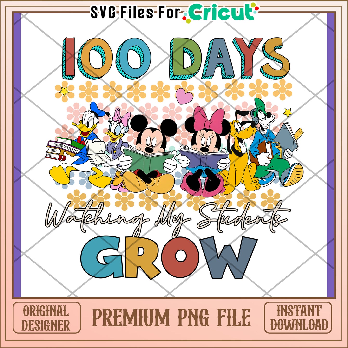 100 Days of School PNG Disney Design