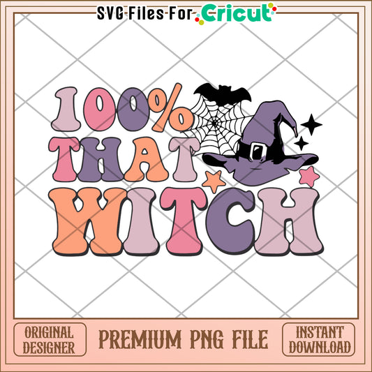 100% that witch png, spooky characters png, halloween candy​ png