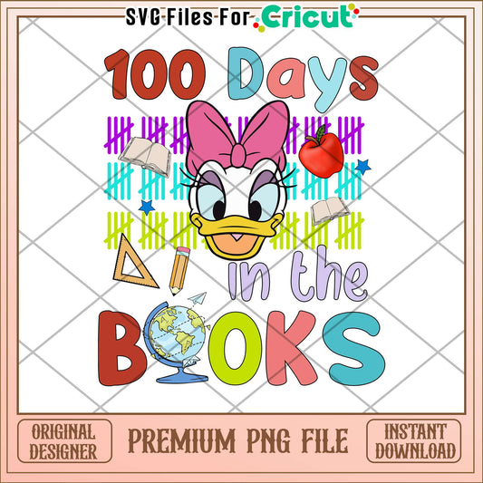 100 days in the book png, daisy duck png, disney school png