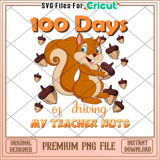 100 days of driving my teacher nuts png, chip character png