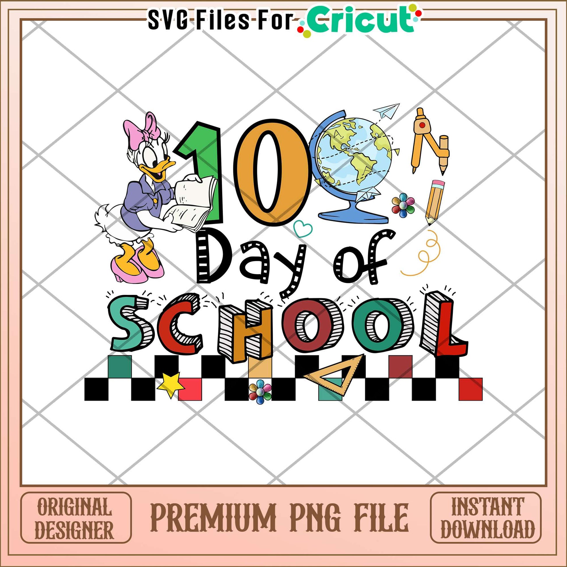 100 days of school daisy png, National geographic globe png