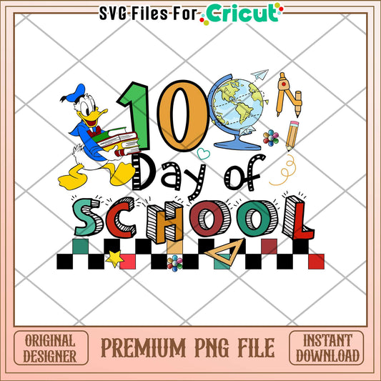 100 days of school donald png, National geographic globe png