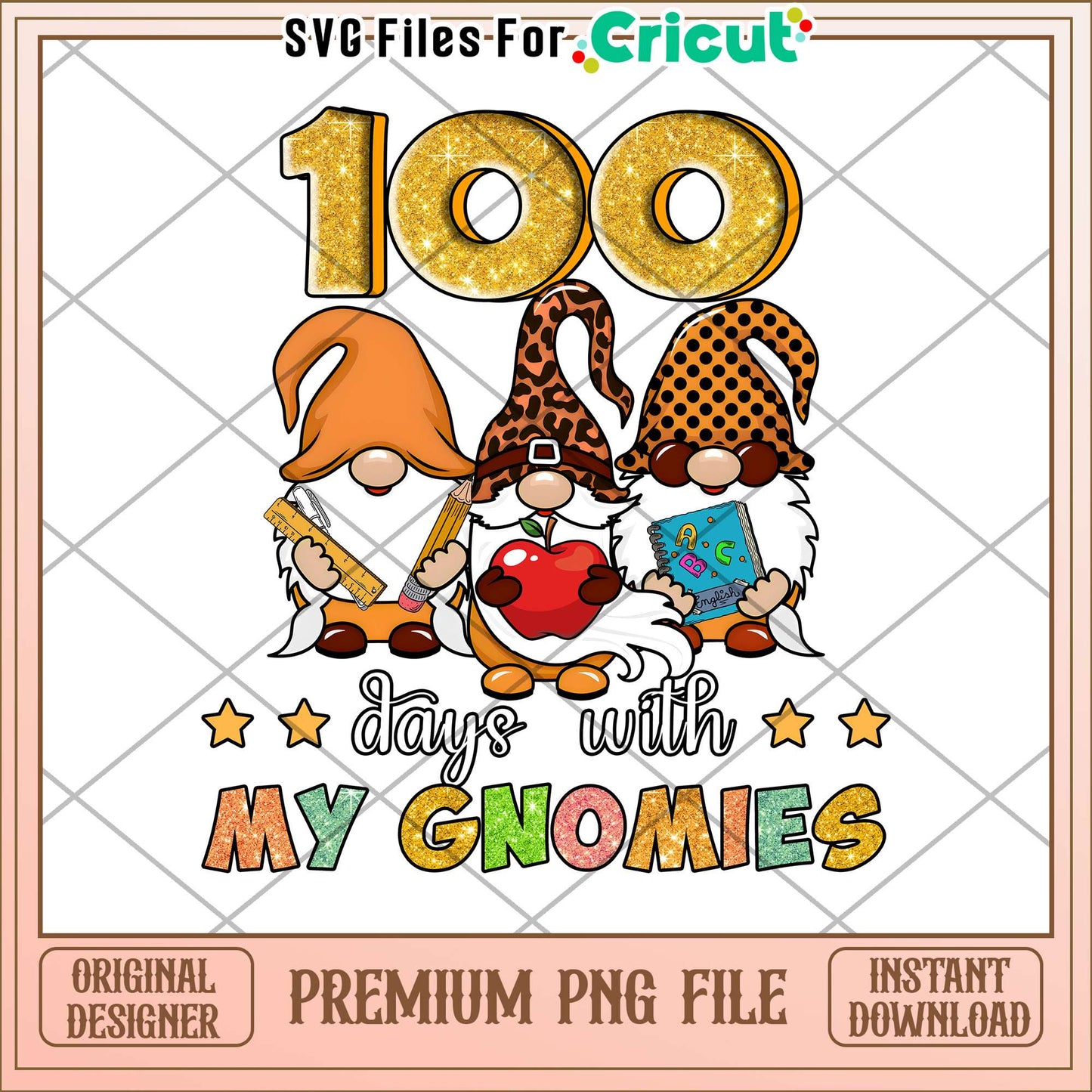 100 days with my gnomies png, gnomies christmas png, school png