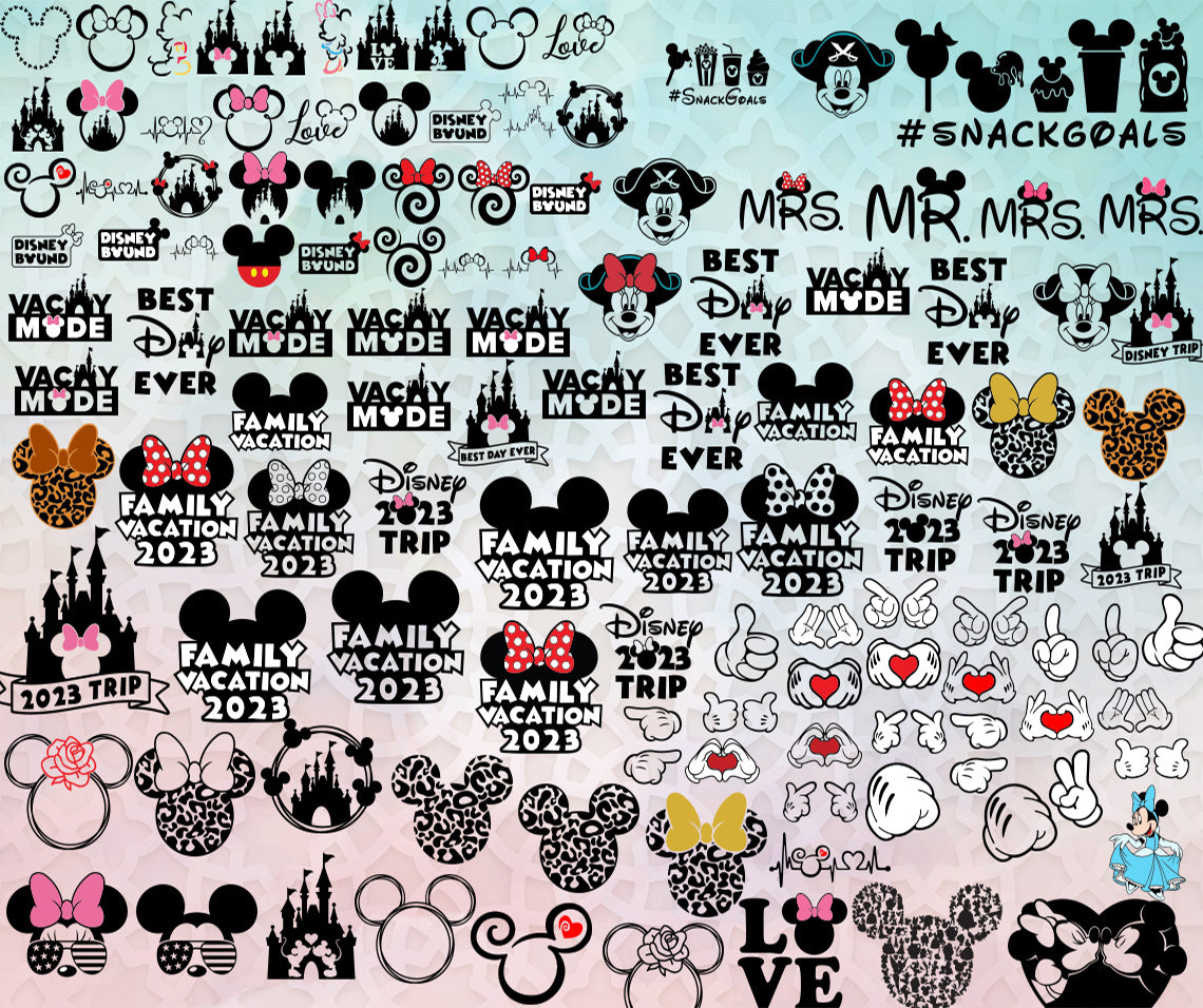 Family Trip 2023 svg, Family Vacation svg bundle, SVG Files For Cricut, Mouse svg bundle, Mickey, minnie, svg bundle,