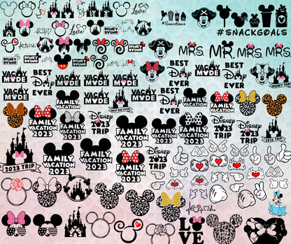 Family Trip 2023 svg, Family Vacation svg bundle, SVG Files For Cricut, Mouse svg bundle, Mickey, minnie, svg bundle,