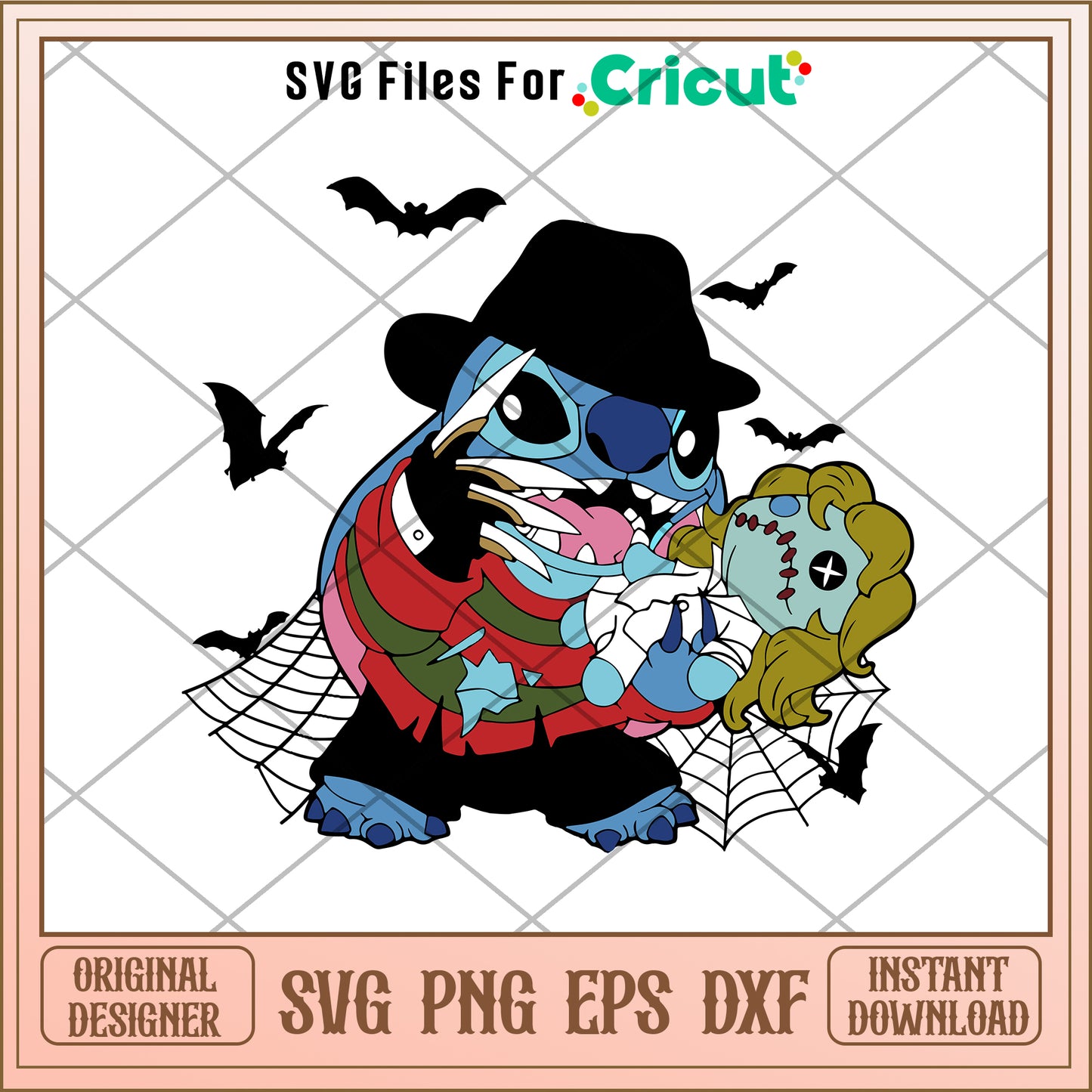 Fredy Stitch halloween svg