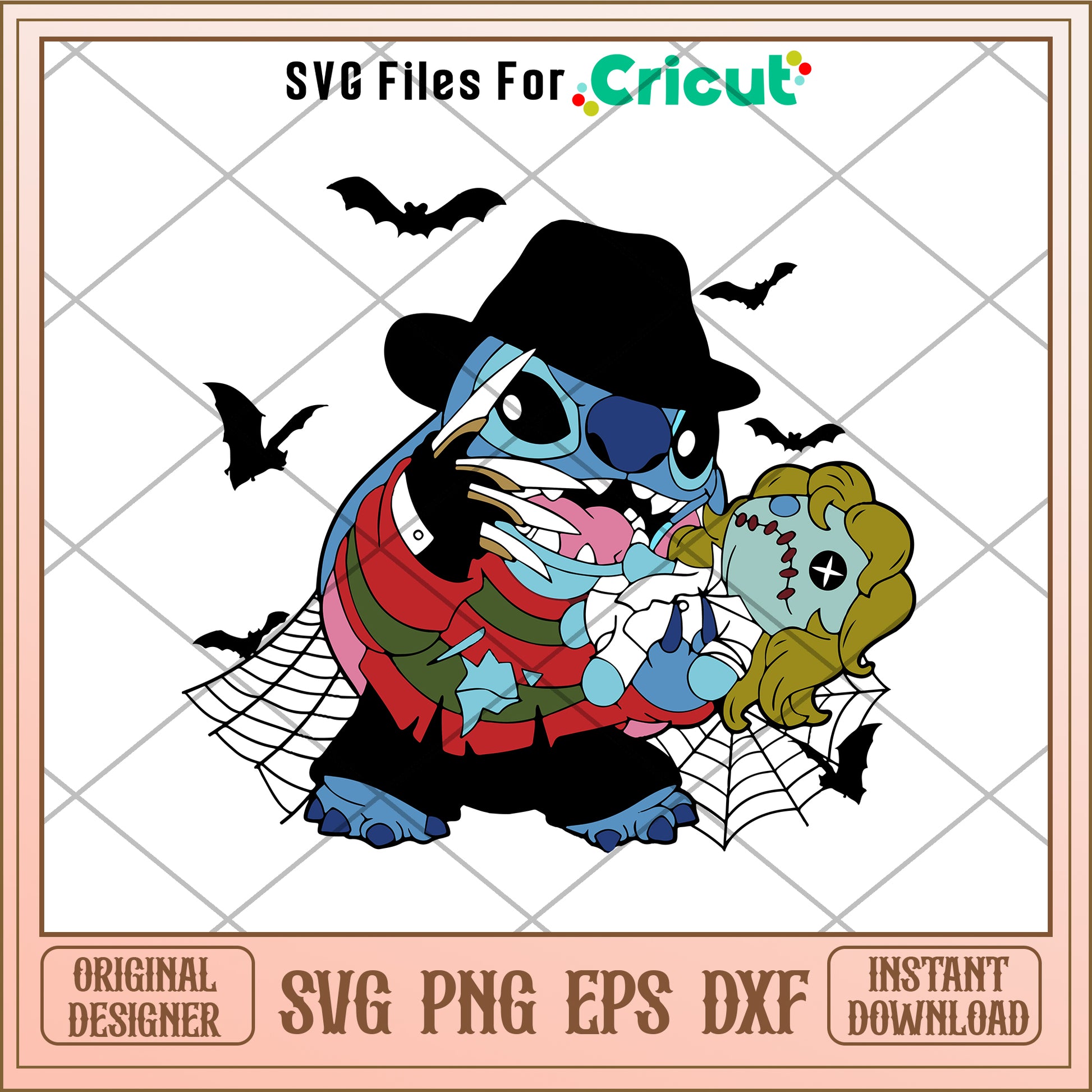 Fredy Stitch halloween svg