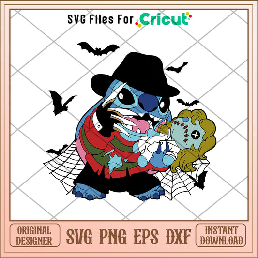 Fredy Stitch halloween svg
