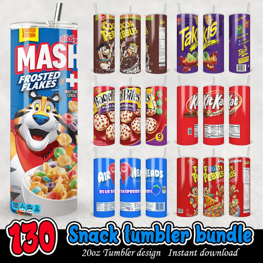 Snack Tumbler Wrap Bundle, Snack tumbler 20oz bundle