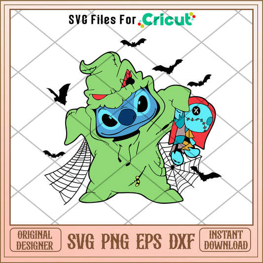 Stitch Oogie Boogie halloween svg