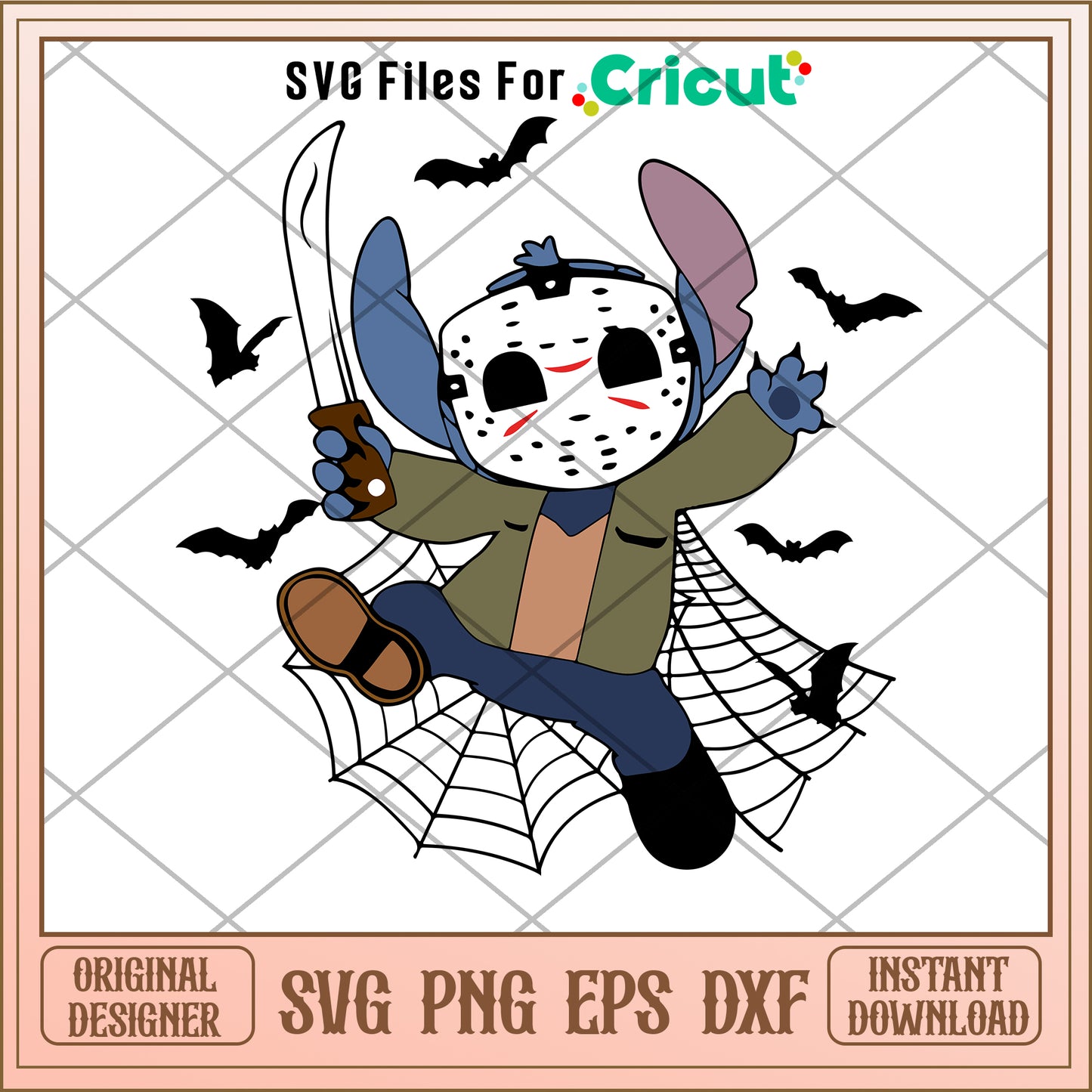 Stitch Jason Voorhees halloween svg