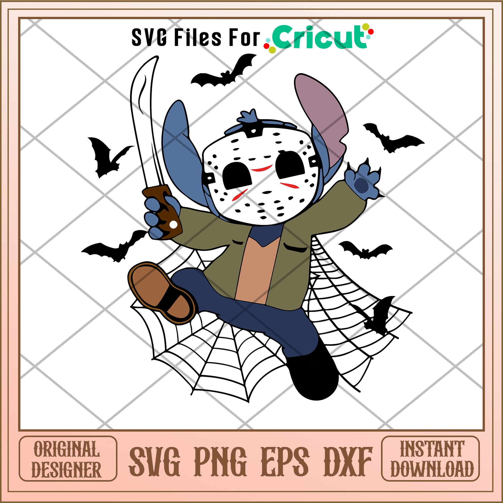 Stitch Jason Voorhees halloween svg
