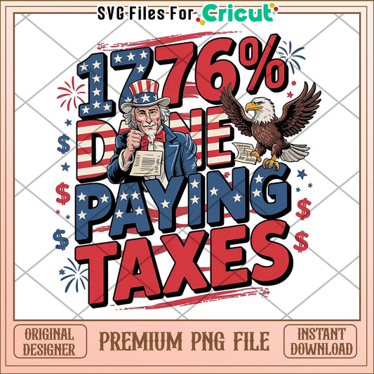 1776% paying taxes png, funny tax memes png