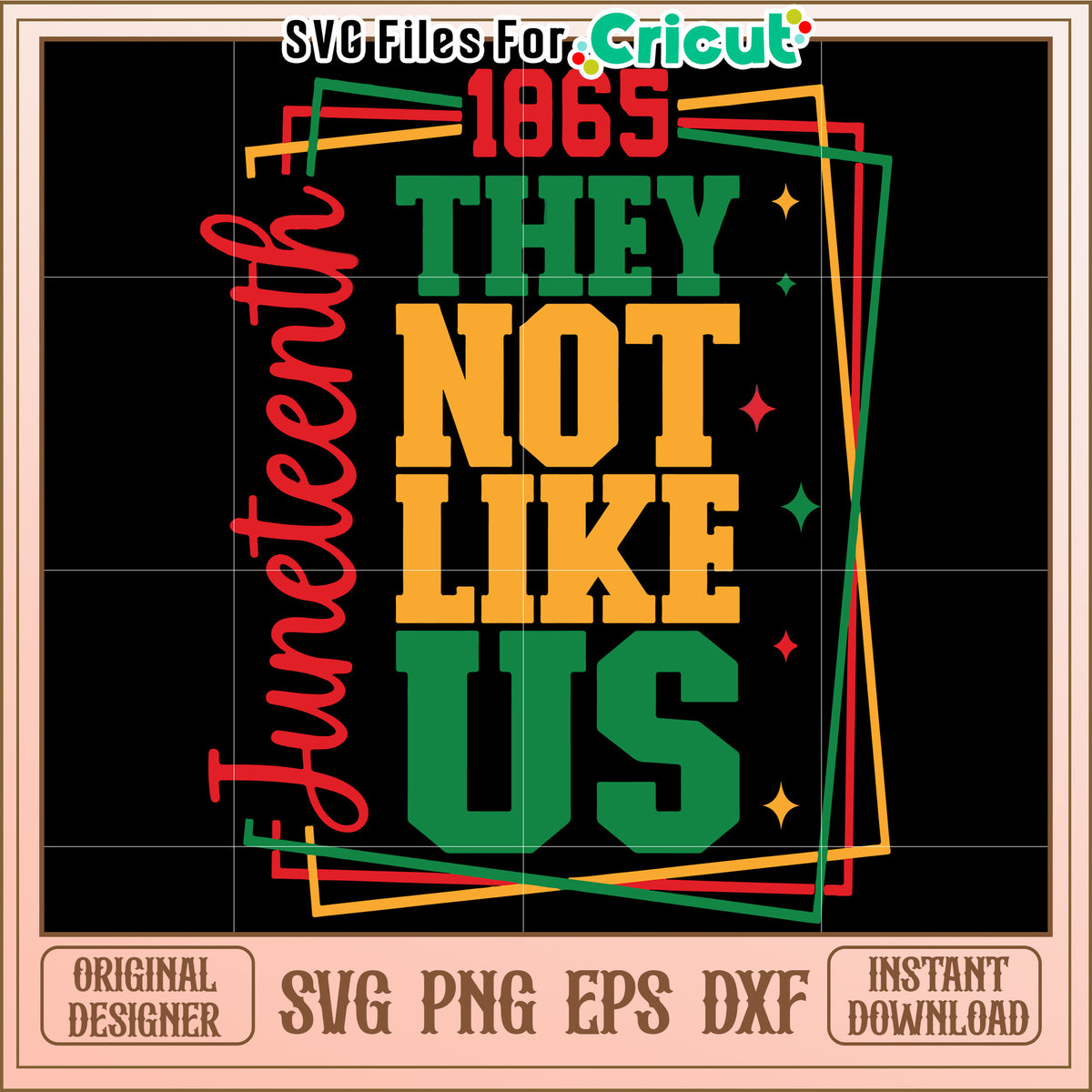 1865 they not like us svg, historical pride quote svg, emancipation statement svg