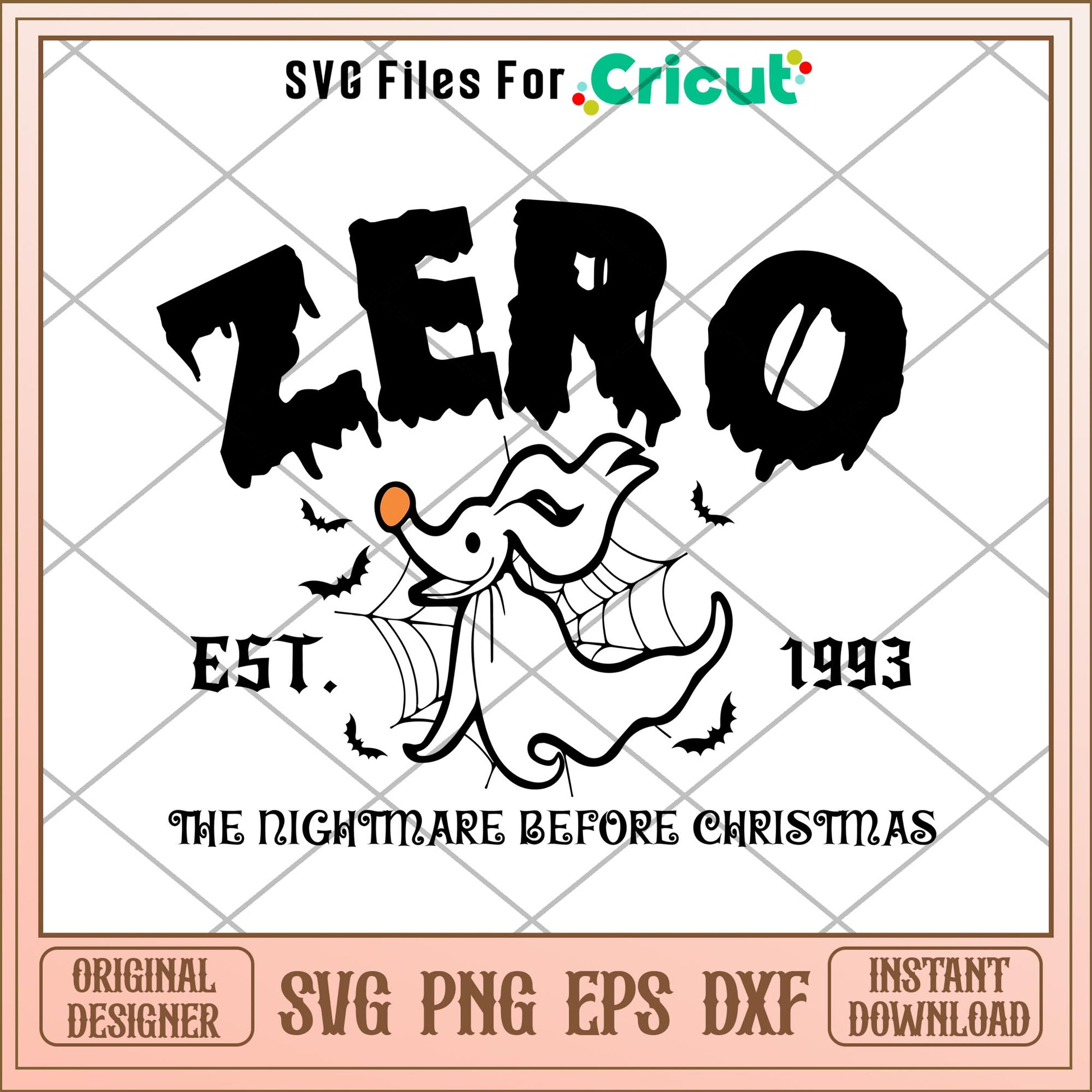 1993 Nightmare Before Christmas Zero svg, Nightmare Before Christmas  svg, Digital Download