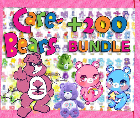Care Bears cartoon png bundle