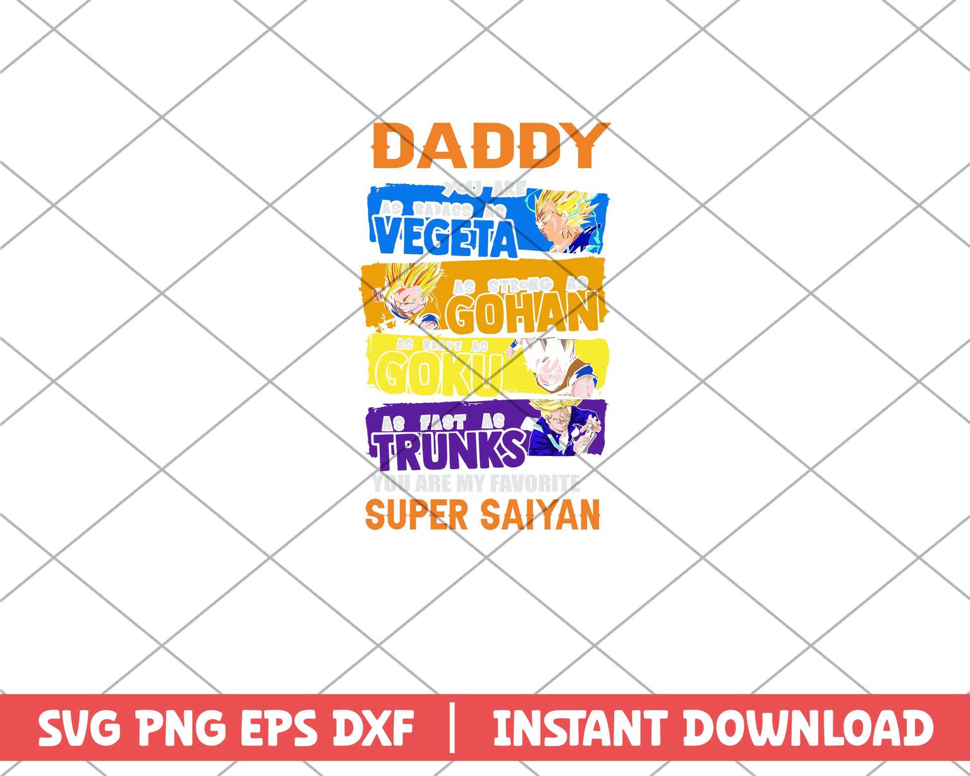 Daddy Dragonball Daddy Posters svg