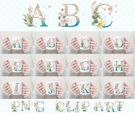 Alphabet Letters PNG Bundle