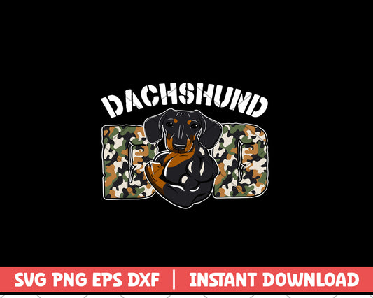 Dachshund Dad Svg, Dog Dad Svg