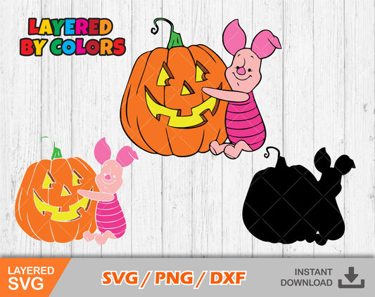 Pooh Halloween clipart SVG Bundle