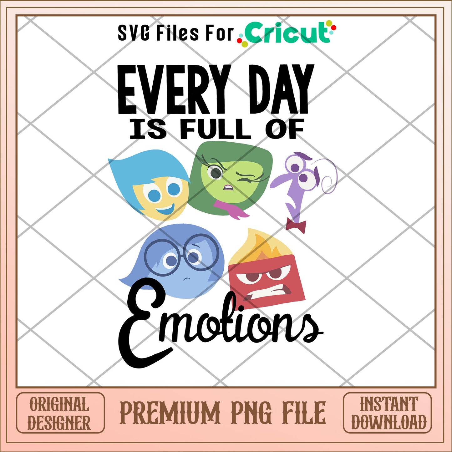 Every day is full of emotions inside out 2 png