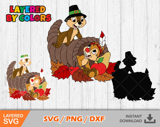 Disney Chip and Dale SVG Bundle
