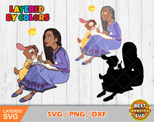 Asha and Valentino SVG Bundle