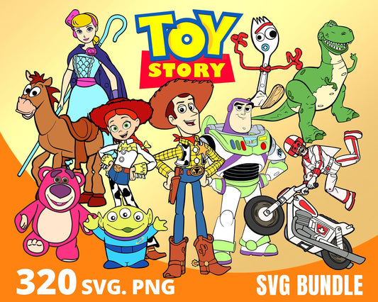 Toy Story SVG, PNG Bundle