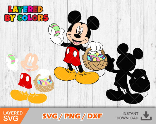 Mickey Easter svg clipart SVG Bundle