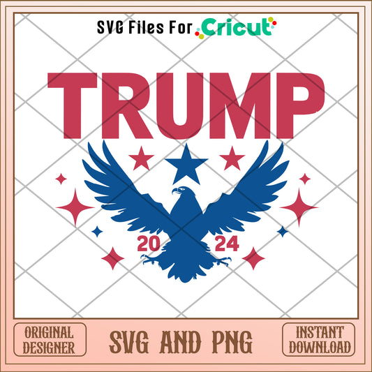 Trump 2024 eagles SVG