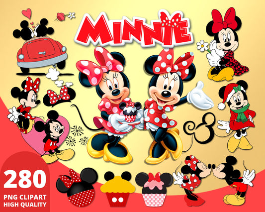 Minnie mouse bundle PNG
