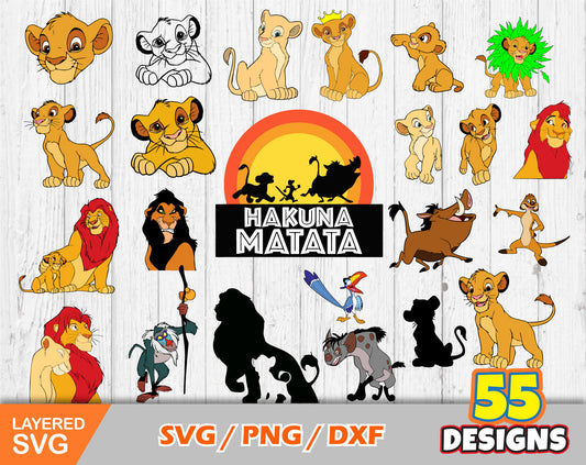 Lion King clipart SVG Bundle