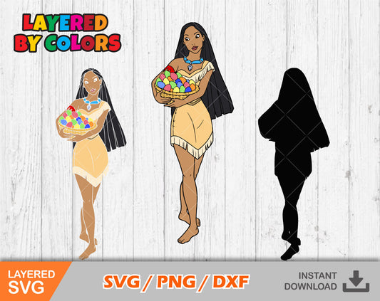 Pocahontas Easter svg clipart Bundle
