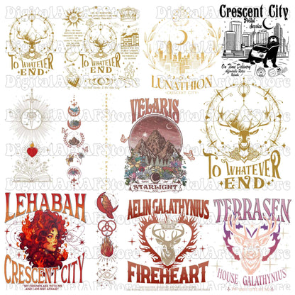 Crescent City PNG bundle