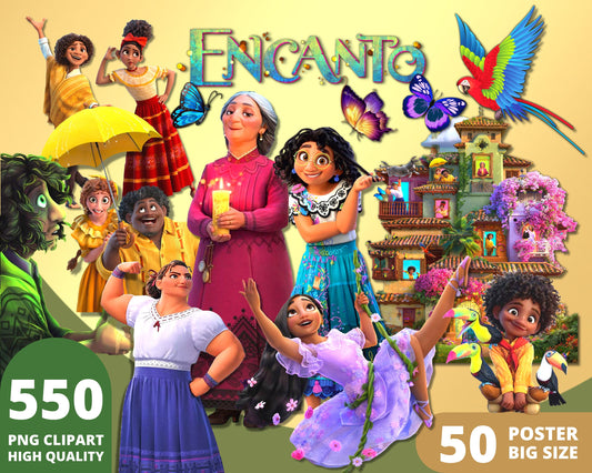 Encanto Clipart PNG bundle