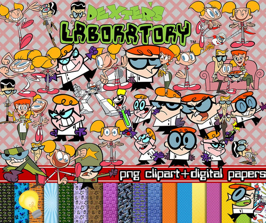 Dexter Laboratory clipart png budle